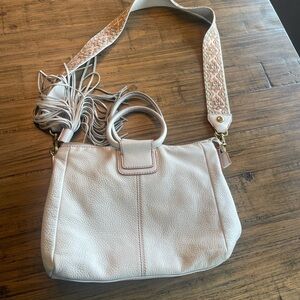 Hobo Shelia with guitar strap